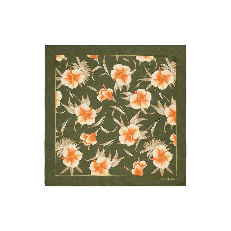 Polo Ralph Lauren Floral-Print Linen Bandanna image number 1